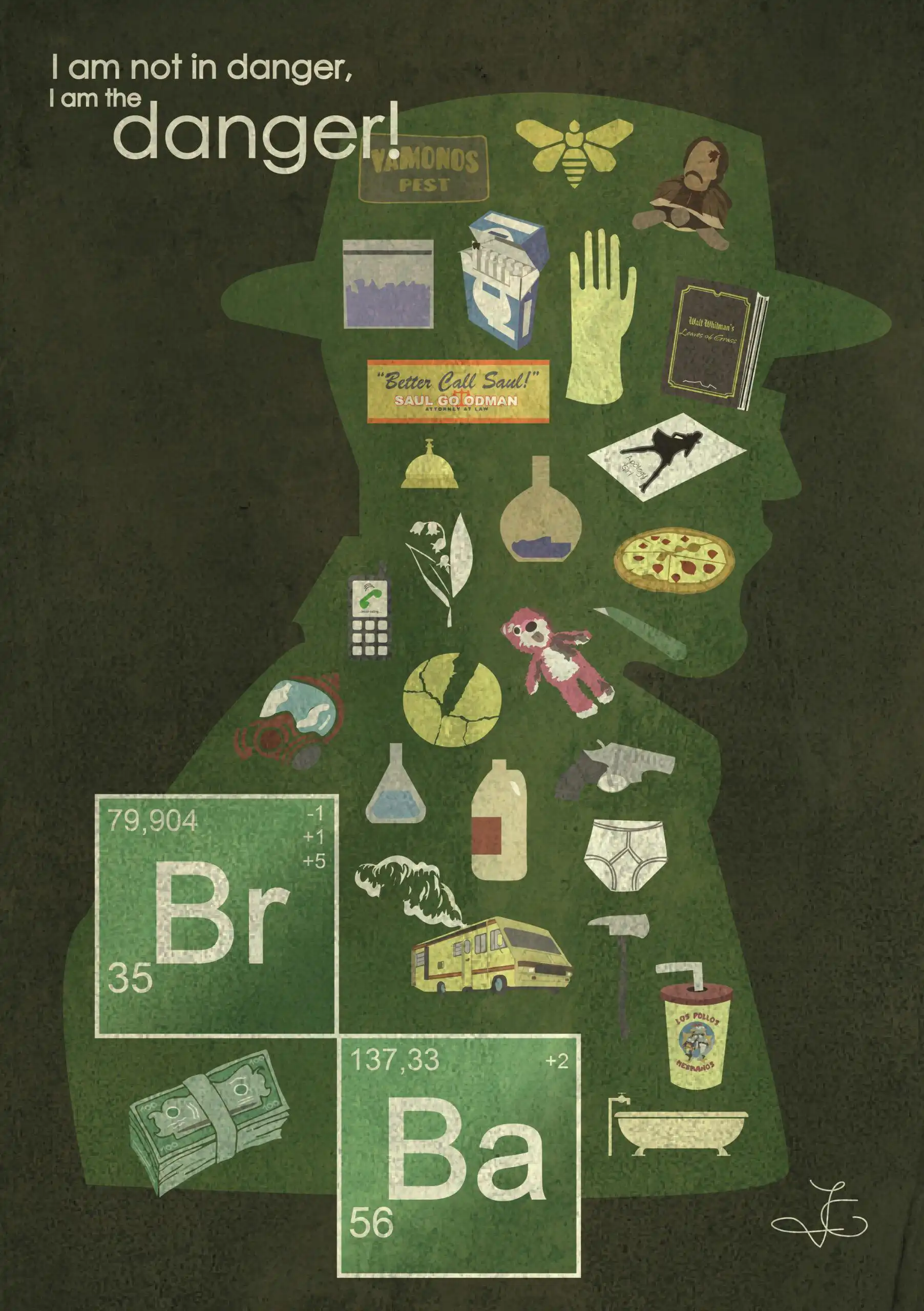 Breaking Bad. Artwork. Illustration Leipzig. Grafikdesign Leipzig. Illustration Halle. Grafikdesign Halle. The C/A Studio. Charlie Grashoff.