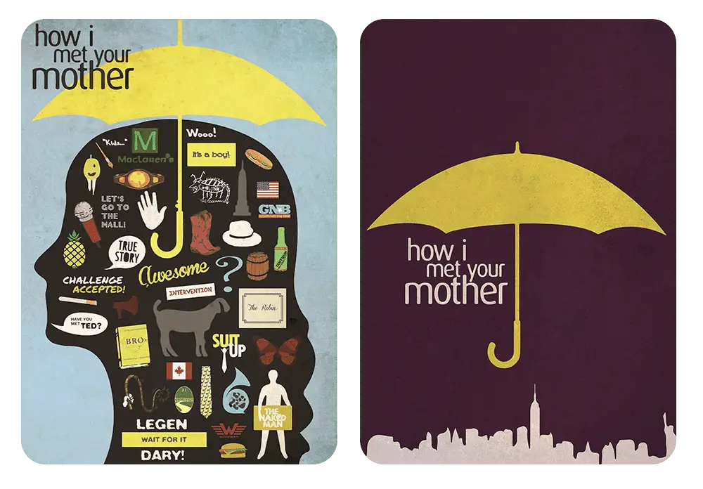 How I Met Your Mother Artwork. Grafikdesign Halle. Grafikdesign Leipzig. The C/A Studio. Charlie Grashoff. Illustration Halle. Illustration Leipzig.